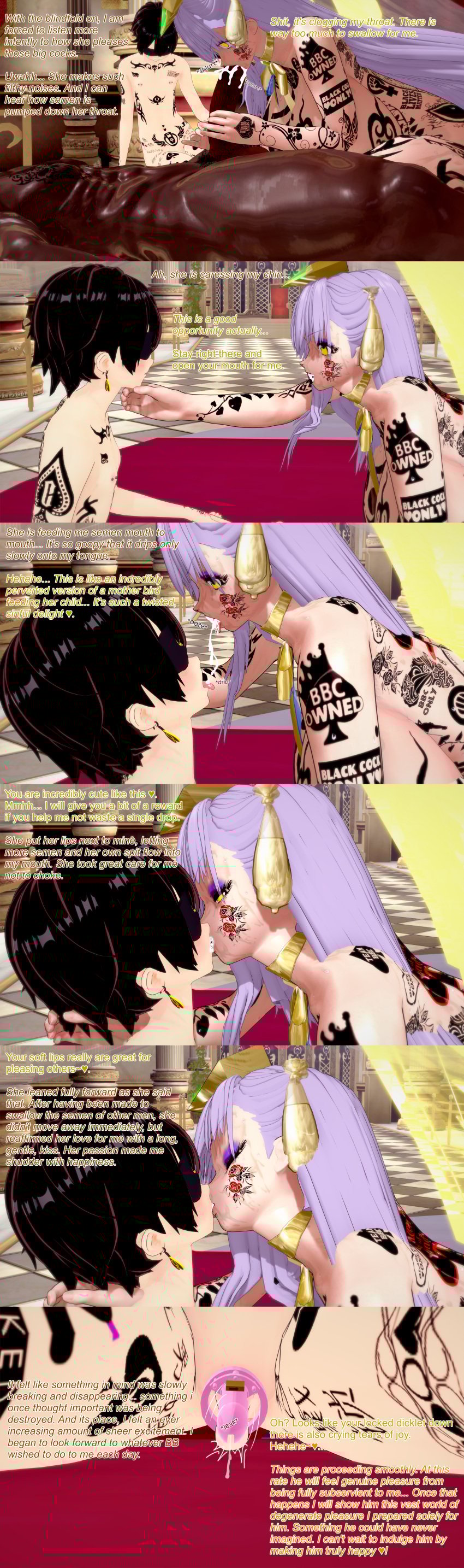 3d admiralobp ball_fondling ball_squeeze bb_(fate) bb_dubai_(fate) big_dom_small_sub blowjob caption chastity_cage consensual cuckold cuckold_meal cum cum_eating cum_in_mouth cum_in_pussy cum_inside cunnilingus dark-skinned_male dark_skin drugs english_text fate/extra_ccc fate/grand_order fate_(series) female femdom feminine_male feminization french_kiss french_kissing hands-free handsfree_ejaculation interracial interracial_sex kissing koikatsu male masochism netorare netorase ntr oral oral_sex prostate_stimulation qos queen_of_spades raceplay slave slave_collar small_penis small_penis_humiliation tattoo tattoos text uncensored valeriusspero weak_ejaculation