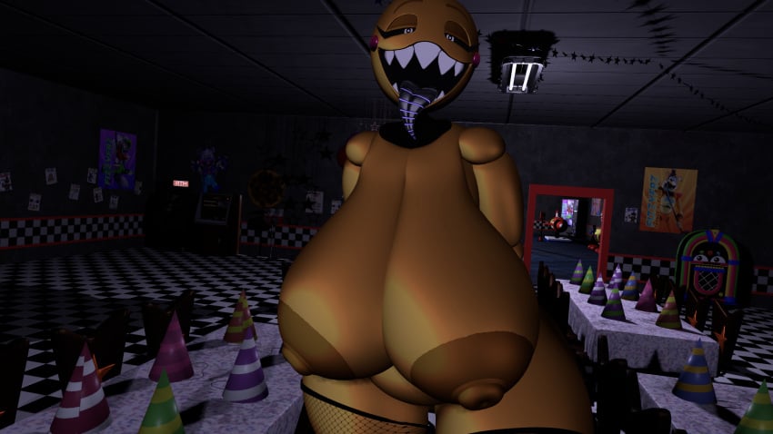 areola areolae bellavr big_breasts big_thighs breasts breasts_bigger_than_head breasts_out five_nights_at_freddy's five_nights_at_freddy's_2 hanging_breasts hyper hyper_areola hyper_breasts hyper_nipples hyper_thighs looking_at_viewer looking_pleasured monster monster_girl nipples round_breasts thighs tongue tongue_out toy_chica toy_chica_(cyanu) toy_chica_(fnaf) vr vr_media vrchat vrchat_avatar vrchat_media vrchat_model