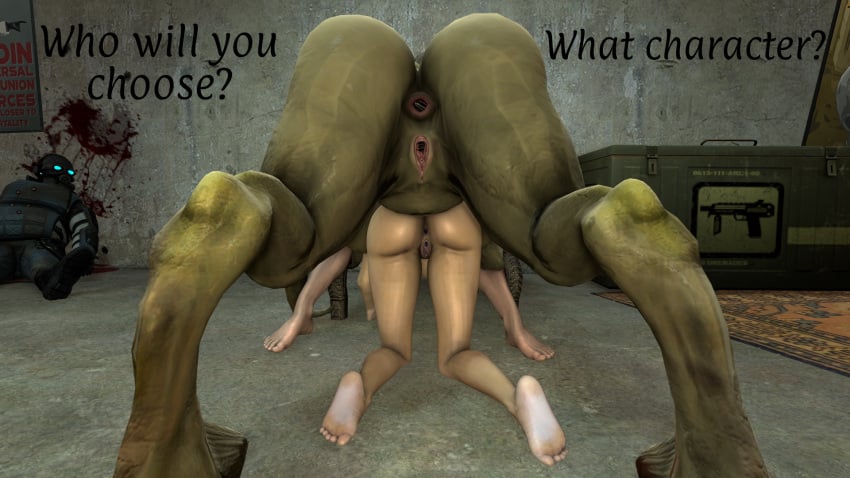 alien_girl ass ass_focus female female_human half-life_2 pussy question source_filmmaker