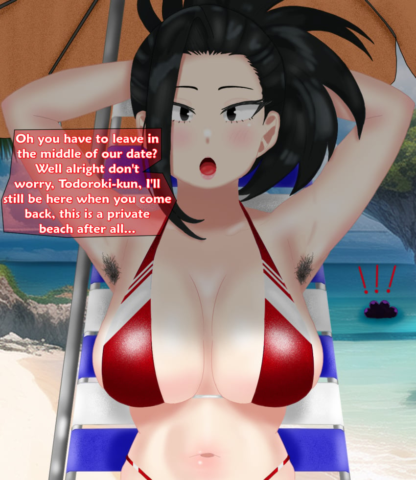 ! !! !!! 1girls armpit armpit_crease armpit_fetish armpit_hair armpits arms_above_head arms_behind_head arms_up background_character beach belly belly_button belly_fat belly_folds bikini bikini_top black_eyes black_hair black_ponytail blush boku_no_hero_academia chair cheating cheating_(relationship) cheating_wife concerned cuck cuckold cuckold_pov cuckolding eddarxart english_text female female_armpit_hair folding_chair forehead furrowed_brow hairy hairy_armpits hairy_female heroine heroine_in_trouble hiding imminent_sex large_breasts looking_at_viewer midriff mineta_minoru minoru_mineta momo_yaoyorozu my_hero_academia navel netorare netorase ntr ocean offscreen_character offscreen_male open_mouth oppai parasol purple_hair red_bikini red_bikini_top sand shaded_face shadow showing_armpits sitting sitting_on_chair smelly_armpits sole_female solo speech_bubble todoroki_shouto translated vacation worried yaoyorozu_momo