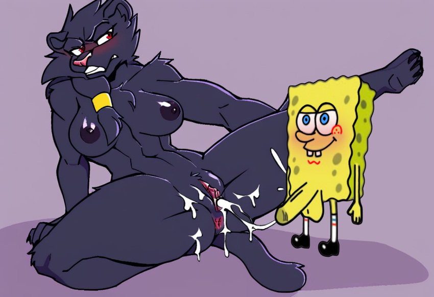 1boy 1girls after_sex anthro balls breasts clairen_(rivals_of_aether) clitoris correction crossover cum cum_in_pussy cum_on_body cumshot dick feline feline_humanoid female freakybob_pisspants freakybob_pisspants_(character) furry genital_fluids genitals goofy_ahh humanoid lovers_of_aether male male/female nipples panther penis remake rivals_of_aether sea_sponge spongebob_squarepants spongebob_squarepants_(character) spongebob_squarepants_(series) testicles vagina weird_crossover