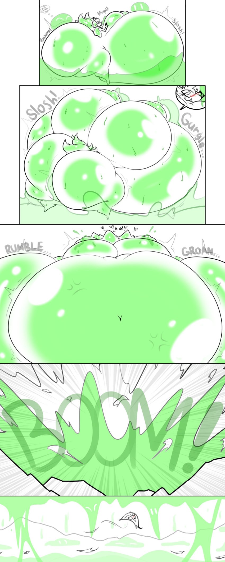 big_ass big_breasts breasts bubble_butt death female huge_ass huge_breasts hyper_ass hyper_breasts inflation popping puffster3 slime_inflation