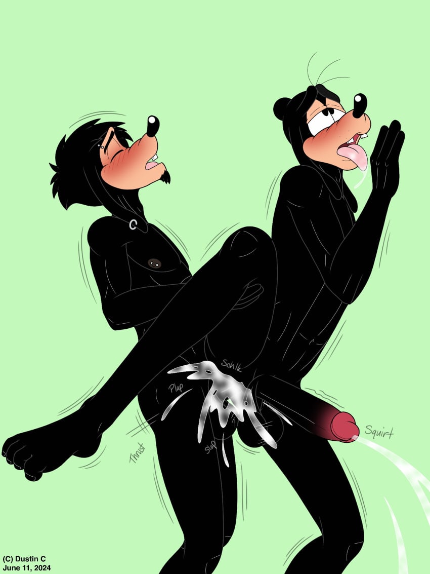 ahe_gao anal anal_sex anthro anus ass balls black_body black_fur black_nose blush bodily_fluids canid canine canis cum cum_in_ass cum_inside cum_while_penetrated cumshot digital_media_(artwork) disney domestic_dog duo dustin_c ear_piercing ear_ring ejaculation erection eyebrow_piercing facial_hair facial_piercing father father_and_child father_and_son fur gay gay_sex genital_fluids genitals goatee goof_troop goofy_(disney) hair hi_res humanoid_genitalia humanoid_penis incest looking_pleasured male male/male male_penetrated male_penetrating male_penetrating_male mammal max_goof motion_lines nipple_piercing nipples nude onomatopoeia open_mouth orgasm parent parent_and_child parent_and_son penetration penile penile_penetration penis penis_in_ass piercing ring_piercing sex simple_background son sound_effects text tongue tongue_out