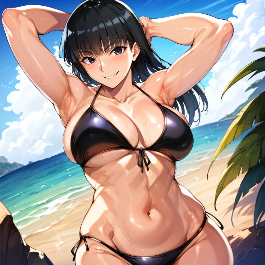 1girls ai_generated alternate_breast_size amagami big_breasts bikini bostin breasts busty curvaceous curvy curvy_body curvy_female curvy_figure female huge_breasts large_breasts nipples sweat sweating sweaty sweaty_body sweaty_breasts swimwear thick_thighs thighs tsukasa_ayatsuji