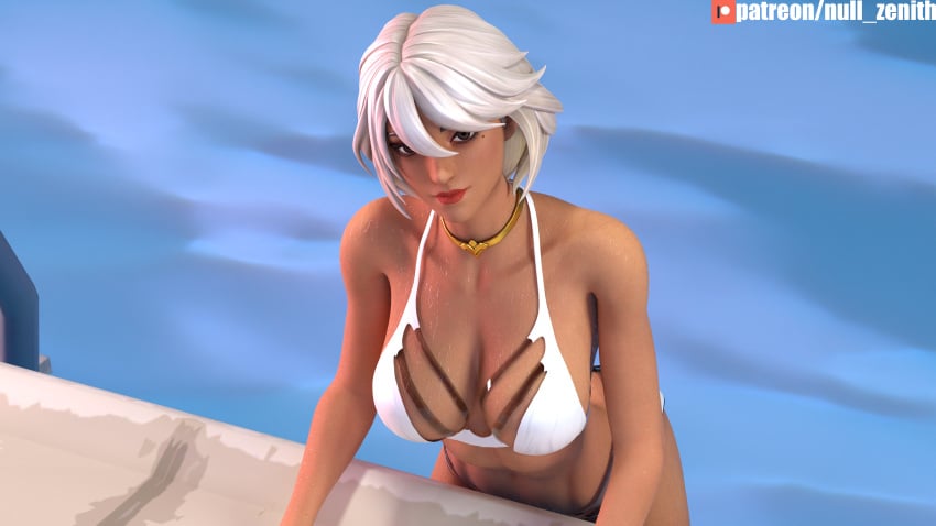 1girls 2024 3d 3d_model alternate_version_available aphrodite aphrodite_(fortnite) background big_breasts bikini breasts candle clothing female female_only fortnite fortnite:_battle_royale goddess greek_mythology hot_tub hourglass_figure human looking_at_viewer necklace nipples nudity perky_breasts solo swimwear thick_thighs watermark white_hair zen_art