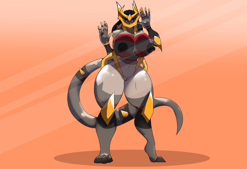 big_breasts black_hair breasts dragon female giratina hair legendary_pokémon nintendo nipples nythe on_glass platinumeggs pokémon_(species) pokemon pussy rule_63 video_games wide_hips