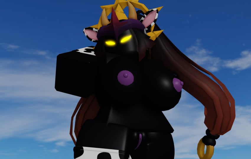 3d 3d_(artwork) big_breasts cowgirl_outfit female lampshaderr34 large_breasts long_hair roblox roblox_game robloxian source_request tagme the_umbra tower_defense_simulator