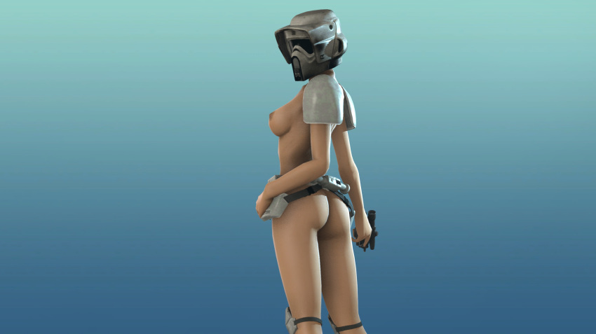 3d faceless_character faceless_female female female_only female_stormtrooper human lady_trooper naked rosafelix scout_trooper simple_background source_filmmaker star_wars stormtrooper white_skin