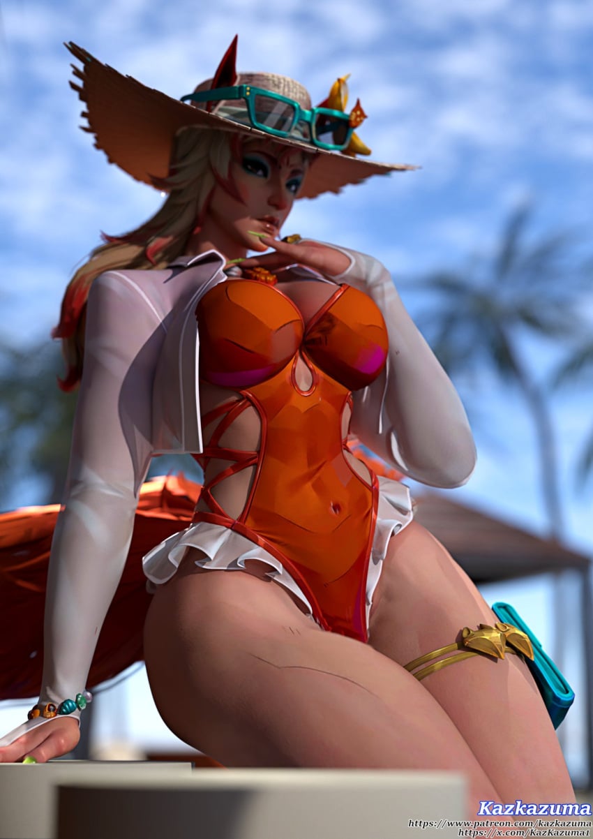 White Fox (Coastal Kumiho) Rule 34 Image