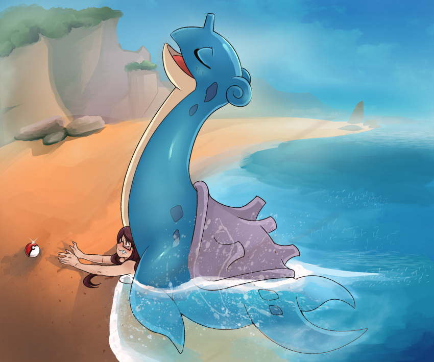 1boy 1girls all_the_way_to_the_base ambiguous_penetration beach big_dom_small_sub crushing dominant_feral duo female female_human female_on_feral feral forced from_behind_position ggram96 human human_on_feral implied_sex interspecies lapras larger_male male male/female male_penetrating male_pokemon male_pokemon/female_human mammal nintendo nude nudist pokéball pokémon_(species) poképhilia pokemon pokephilia princessyiris rape seaside sex size_difference smaller_female straight tears trainer_iris video_games zoophilia