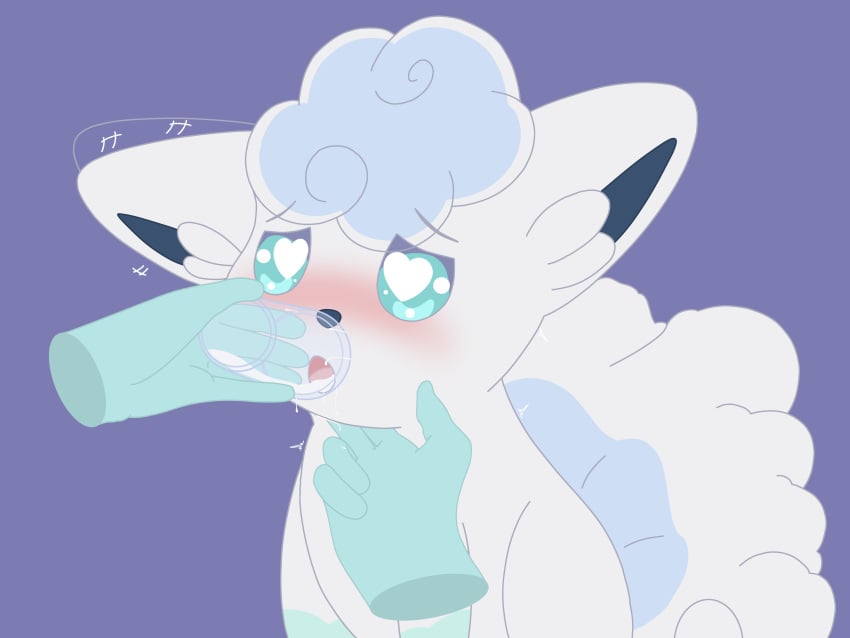 4:3 81yffulfmm absurd_res alolan_form alolan_vulpix blush bodily_fluids container cum cum_in_a_cup cum_in_container cum_in_mouth cum_inside cum_on_face cum_on_hand cup disembodied_hand drinking drinking_cum ear_flick feral flat_colors fluffy fluffy_tail fur generation_7_pokemon genital_fluids ghost_hands heart_eyes heart_symbol hi_res looking_pleasured male multi_tail multicolored_body multicolored_fur nintendo pokemon pokemon_(species) regional_form_(pokemon) shaking sitting solo tail trembling vulpix