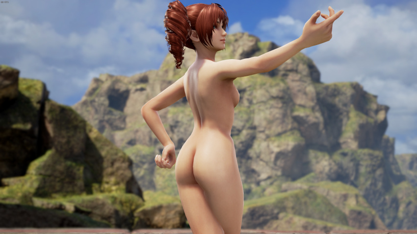 3d amy_sorel ass petite petite_body red_hair soul_calibur teenager twintails