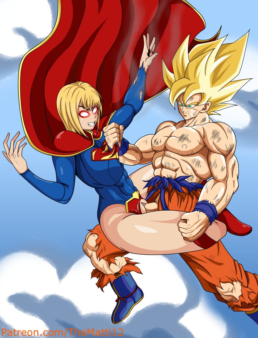 13:17 1boy 1girls abs ass athletic_female big_ass big_breasts big_penis blonde_hair boots breasts cape crossover dc dc_comics dragon_ball dragon_ball_z eastern_and_western_character female female_kryptonian fighting flying glowing_eyes goku green_eyes hurt kryptonian large_breasts leotard looking_down male male_saiyan missionary_position muscular_male penis saiyan sex short_hair smile son_goku straight super_saiyan supergirl superman_(series) thematti123 thick_thighs torn_clothes vaginal_penetration yellow_hair