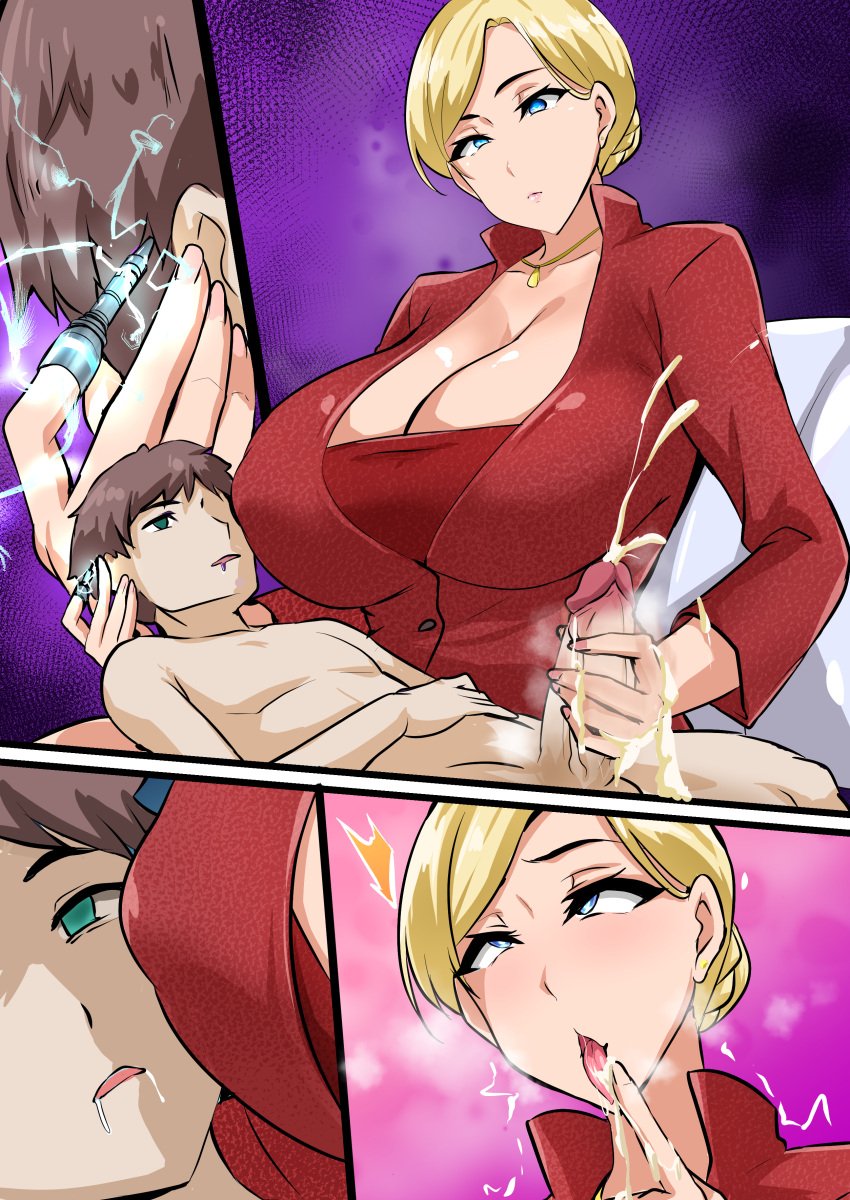 ahe_gao android big_breasts blonde_hair bolobolo breasts cum cumshot handjob huge_breasts robot robot_girl t-x terminator terminator_3:_rise_of_the_machines