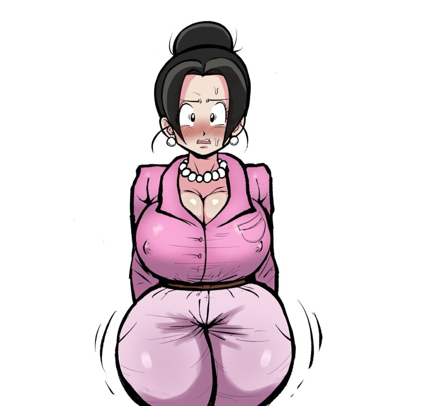 big_breasts chichi chichi_(bulma's_party) dragon_ball dragon_ball_z pseudocel wide_hips