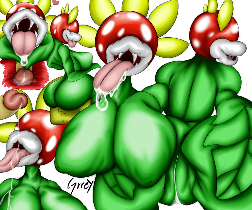 2017 ass big_butt breasts female flora_fauna greey human humanoid male male_human/female_humanoid mario_(series) nintendo parody penis petey_piranha piranha_plant plant plant_humanoid super_mario_sunshine video_games