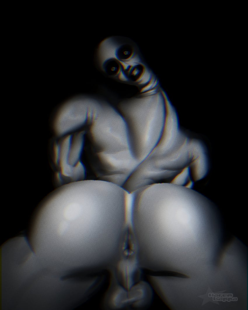 1boy anus ass backsack balls big_ass big_butt butt creepy fat_ass fat_butt haremkappa head_backwards horror horror_(theme) huge_ass huge_butt looking_at_viewer looking_back looking_back_at_viewer male male_only naked solo thick_ass thick_butt twisted_neck