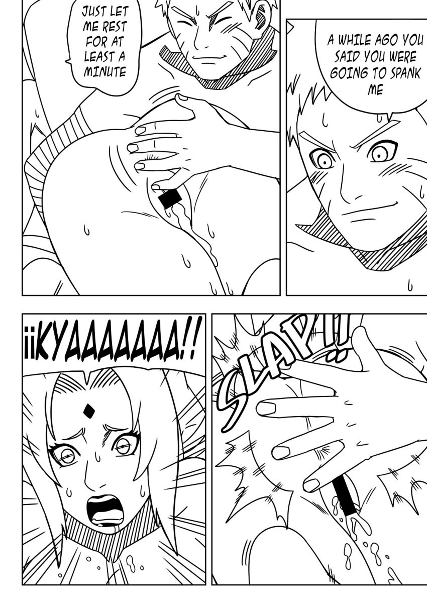 1boy 1girls after_vaginal ass ass_focus big_breasts black_and_white blush breasts busty censored comic completely_nude continue_after_cum cum cum_in_pussy cum_inside cumdrip english_text female huge_breasts lying_down lying_on_stomach male mature mature_female milf moaning monochrome naruto naruto:_the_last naruto_(series) naruto_shippuden ninrubio nude oppai screaming spank spanked spanked_ass spanking spanking_ass speech_bubble story sweat sweatdrop text translated tsunade uzumaki_naruto voluptuous voluptuous_female