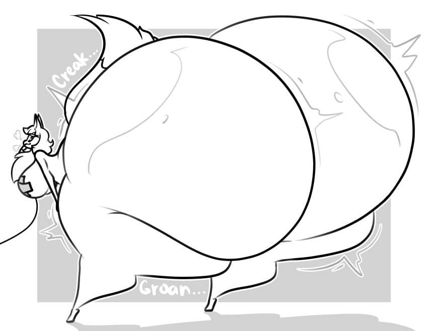 big_ass big_breasts breasts bubble_butt female furry huge_ass huge_breasts inflation puffster3 tagme thick_thighs wide_hips