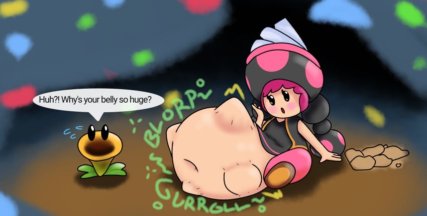 artist_request drill mario_(series) soft_vore super_mario_bros. super_mario_bros._wonder talking_flower_(super_mario_bros._wonder) toadette vore vore_belly