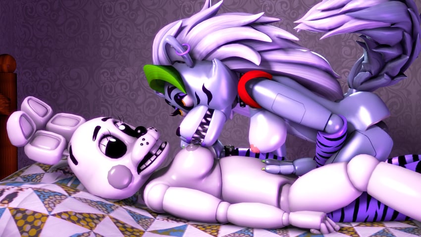 3d 4k animatronic ass_in_air bedroom bedroom_eyes bedroom_sex biting_nipple black_eyes bunny bunny_ears bunny_girl dangling_breasts disboi215 eyes_up female female/female five_nights_at_freddy&#039;s five_nights_at_freddy&#039;s:_security_breach five_nights_at_freddy&#039;s_2 five_nights_at_freddy&#039;s_4 five_nights_at_freddy&#039;s_world fnaf fnaf_world glowing_eyes grabbing_breasts green_hair grey_body grey_cheeks grey_nipples highres horny horny_face lesbian lesbian_couple lesbian_sex lesbians lgbt looking_at_another looking_at_partner pink_nipples robot rosy_cheeks roxanne_wolf_(fnaf) rubbing_pussy satisfied satisfied_look sfm shiny_body shiny_skin silver_hair source_filmmaker toy_bonnie_(fnaf) white_body white_eyes white_rabbit_(fnaf) wolf wolf_ears wolf_girl wolf_tail yellow_eyes