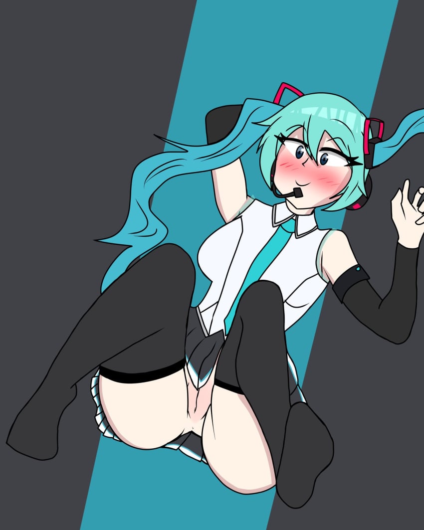 alternate_background alternate_version alternate_version_available amematoi anus ass ass_out asshole blue_eye blue_eyed blue_eyed_female blue_eyes blue_eyes_female blue_hair blush blushing_female clothed female hatsune_miku nsfw nsfw_version nsfw_version_available pussy pussy_out vagina vagina_out vocaloid