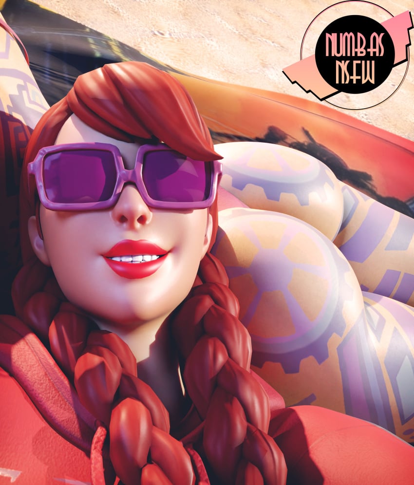 2024 2girls 3d 3d_(artwork) ass beach beach_towel big_ass bikini bikini_bottom blender braid braided_hair braided_ponytail bubble_ass bubble_butt caked_up clothed clothing duo epic_games fable_(fortnite) female female_focus female_only fortnite fortnite:_battle_royale glasses hi_res highres jules_(fortnite) laying_down laying_on_stomach light-skinned_female light_skin numbasnsfw on_stomach panties ponytail ponytails pose posing presenting presenting_ass red_hair redhehad selfie smile smiling summer_fable sunglasses sunlight tattoo tattoo_on_butt tattoos thenumbersdon&#039;tlie thick_ass thong thong_bikini thong_panties watermark