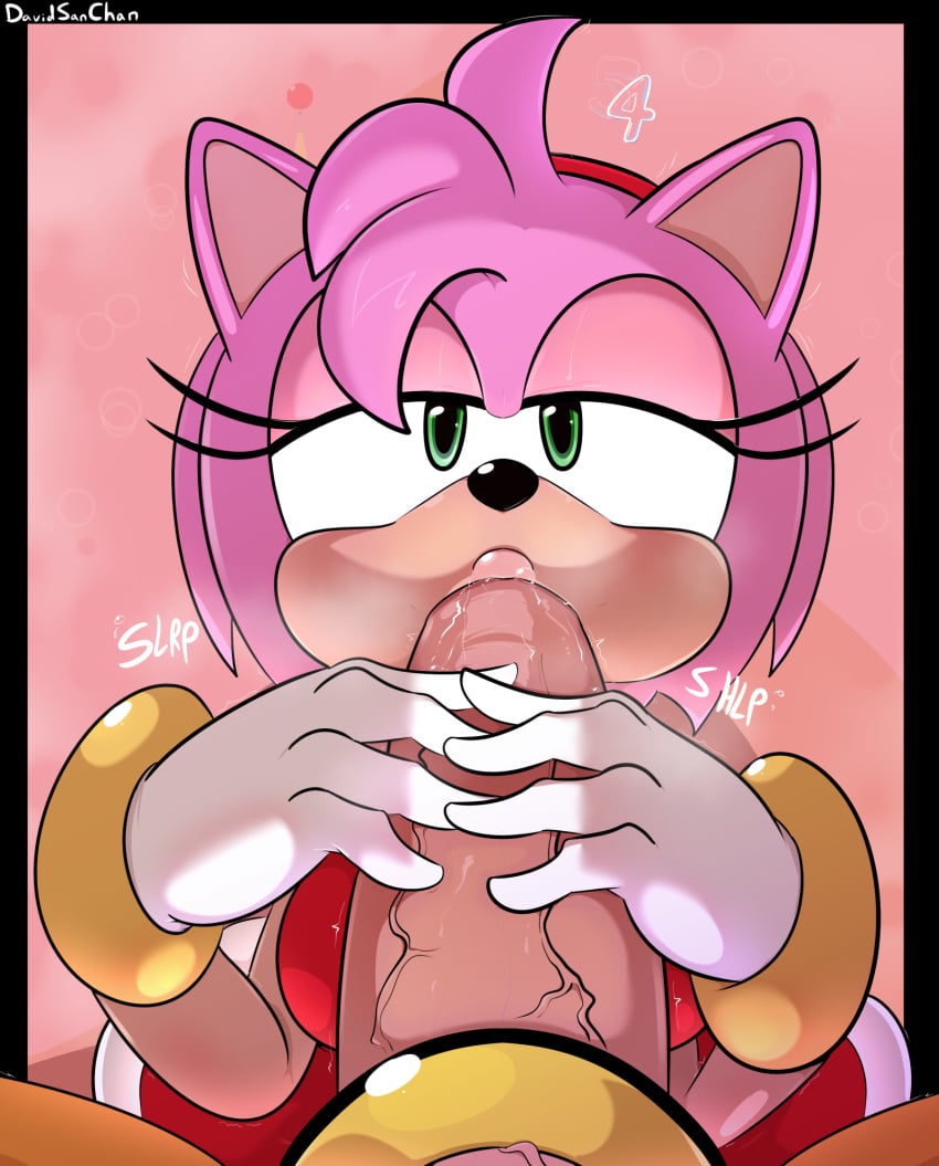 amy_rose anthro blowjob clothing davidsanchan female furry large_breasts oral_sex sega segal03 sonic_(series) sonic_the_hedgehog_(series) tagme uncensored