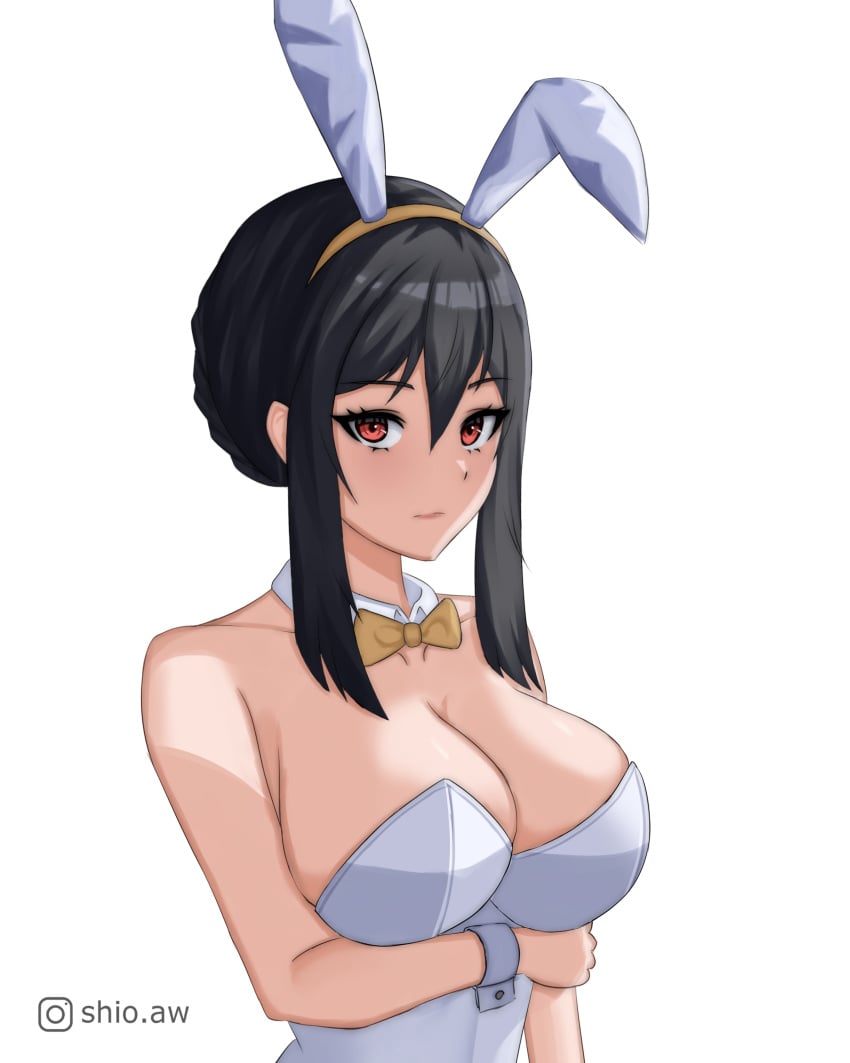 1girls 1woman bunny_ears bunnysuit shio_aw solo spy_x_family yor_briar yor_forger