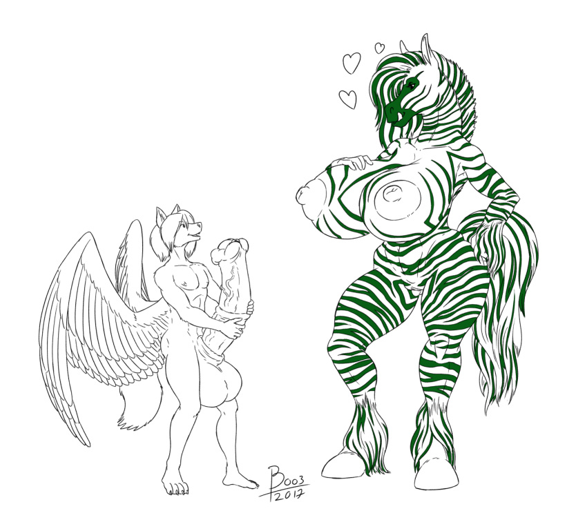 animal_genitalia animal_penis boo3 breasts canine equine equine_penis female horsecock male mammal nipples penis pussy size_difference wolf zebra