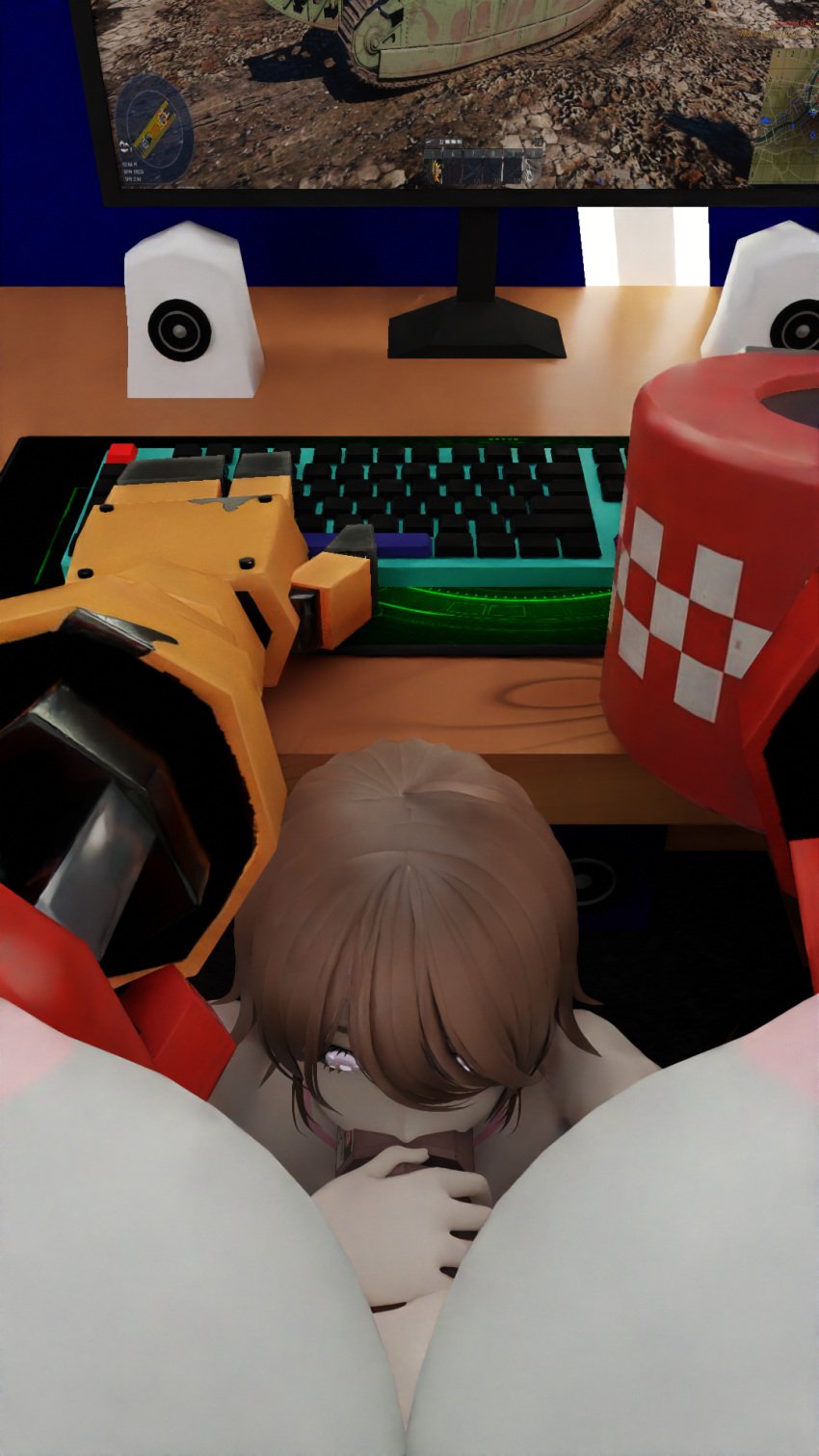 1futa 1futa1girl 3d 3d_model blender computer ellie_(imdedcuzidkwhy) female futanari gaming holding_penis imdedcuzidkwhy mimi_sentry mimi_sentry_(zzwz) oral oral_penetration oral_sex original_character penis playing_videogame pov pov_blowjob render robot robot_girl robot_penis self_upload sentry_(team_fortress_2) sentry_turret tank team_fortress_2 tf2 valve valve_(company) war_thunder zzwz