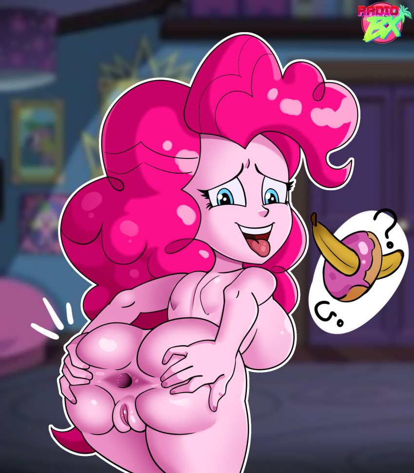 ahe_gao anus ass balloonbutt big_ass big_breasts big_butt big_thighs bubble_butt equestria_girls female female_only girl hasbro my_little_pony pink_body pink_hair pink_pussy pink_skin pinkie_pie_(eg) pinkie_pie_(mlp) pussy radiobx shortstack solo_female spread_anus spread_ass spread_butt spread_pussy spreading_ass tongue_out