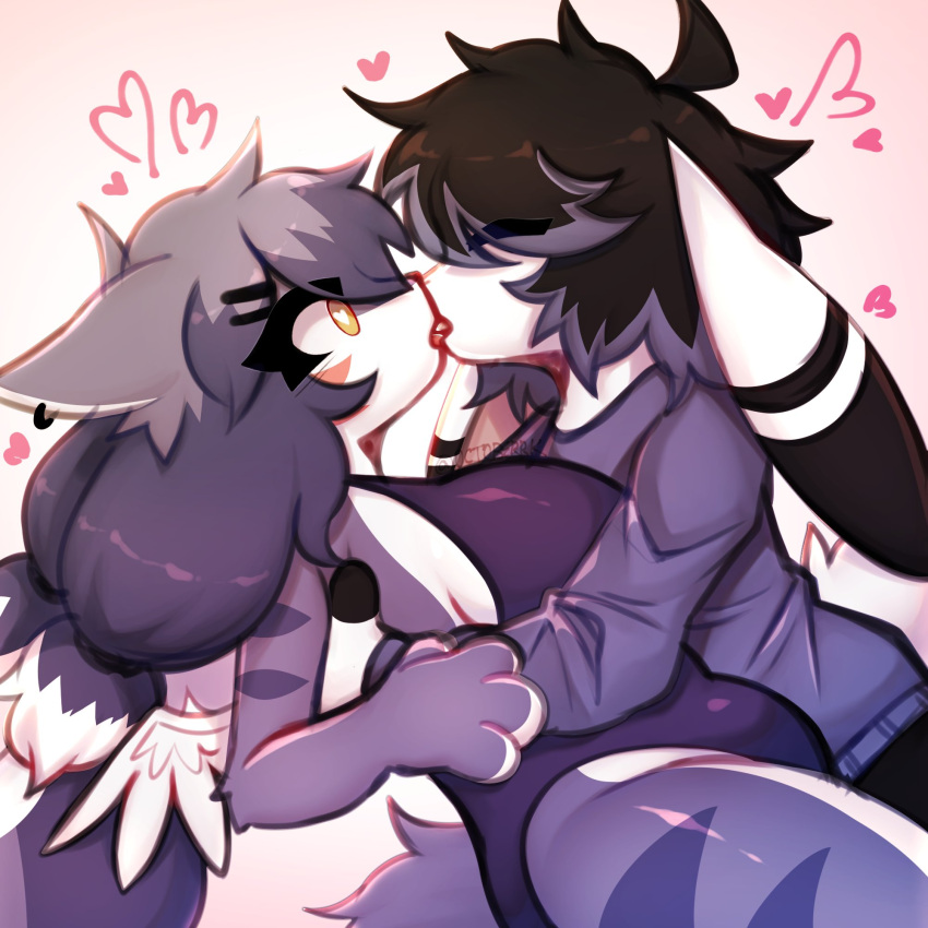 2girls anthro octoberrk yuri yuri