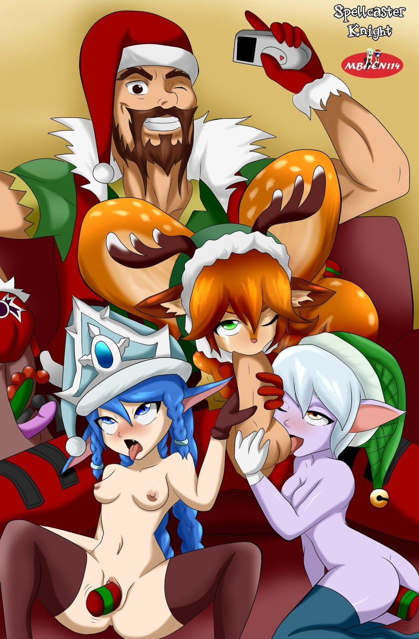 1boy 3girls anal christmas dildo draven earnest_elf_tristana female furry group_sex league_of_legends lulu_the_fae_sorceress male mbhen114 midget poppy riot_games santa_draven sex_toy snow_fawn_poppy snowdown_series snowdown_showdown_series spellcaster_knight tristana winter_wonder_lulu winter_wonderland_series yordle