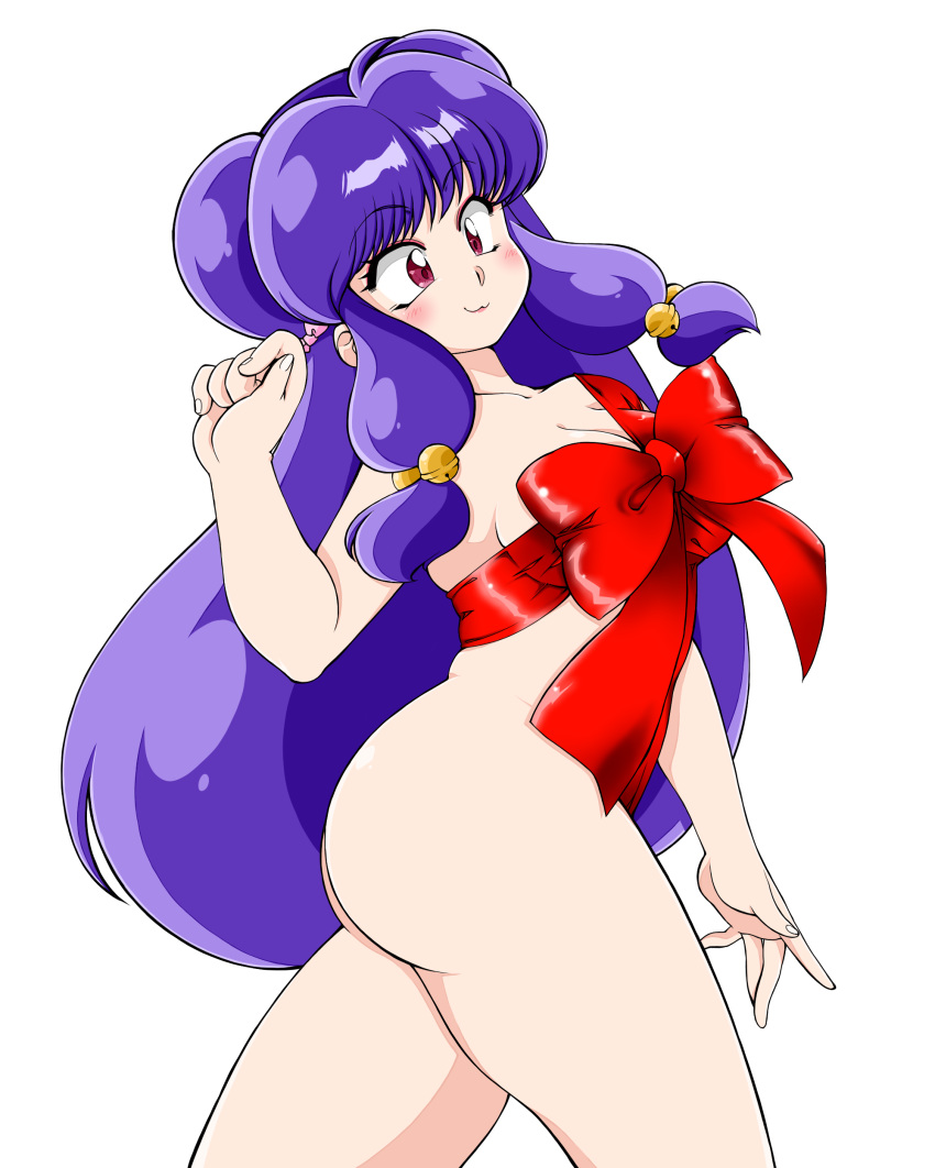 1girls blush female large_breasts ranma_1/2 ribbon shampoo_(ranma_1/2) suzusato_rinka