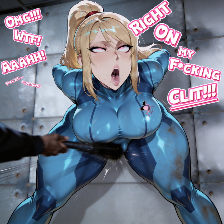 ahe_gao ahegao_face ai ai_art ai_generated angry angry_expression angry_face angry_female attitude_adjustment bdsm bdsm_gear bdsm_room big_breasts big_pussy bit_tits blonde_female blonde_hair blue_bodysuit bodysuit bondage breasts brutal bubble cameltoe cameltoe_leggings cameltoe_spandex captured cleavage clitoris_bondage clitoris_torture clitoris_whipped damsel_in_distress dark-skinned_male dazed defeat defeated defeated_heroine distress dungeon enjoying enjoying_punishment enjoyment extreme_pleasure female female_focus flogger flogging gameover gaping_mouth heart heart-shaped_pupils heart_eyes heart_symbol hearts hearts_around_head helpless helpless_female high_heels impact impact_effect inner_dialogue interrogation interrogation_pov legs_apart locked_arms locked_up masochism masochist metroid mind_break mind_broken mindbreak mission_failed motion_blur nipples nipples_visible_through_clothing orgasm orgasm_face orgasm_from_pain overstimulation pain perfect_body pov pov_eye_contact pov_whipping puffy_pussy punished punishment pussy_whipping restrained restrained_female restrained_wrists restraints samus_aran shaking shaking_orgasm shaved_pussy silly_face slave stiff_nipples surprised_expression think_bubble thought_bubbles thoughts tied_up torture tortured trembling_for_pleasure whip whipped whipped_clit whipped_clitoris whipping whipping_pov wide_hips wide_legs wide_thighs zero_suit zero_suit_samus text in_trouble trouble