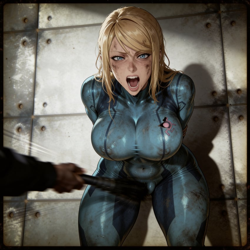 ai ai_art ai_generated angry angry_expression angry_face angry_female attitude_adjustment bdsm bdsm_gear bdsm_room big_breasts big_pussy bit_tits blonde_female blonde_hair blue_bodysuit bodysuit bondage breasts brutal cameltoe cameltoe_leggings cameltoe_spandex captured clitoris_bondage clitoris_torture clitoris_whipped damsel_in_distress dark-skinned_male dazed defeat defeated defeated_heroine distress dungeon enjoying_punishment enjoyment extreme_pleasure female female_focus flogger flogging gameover helpless helpless_female high_heels impact interrogation interrogation_pov legs_apart locked_arms locked_up masochism masochist metroid motion_blur nipples nipples_visible_through_clothing orgasm orgasm_face orgasm_from_pain overstimulation pain perfect_body pov pov_eye_contact pov_whipping puffy_pussy punished punishment pussy_whipping restrained restrained_female restrained_wrists restraints samus_aran shaking shaking_orgasm shaved_pussy slave stiff_nipples surprised_expression tied_up torture tortured trembling_for_pleasure whip whipped whipped_clit whipped_clitoris whipping whipping_pov wide_hips wide_legs wide_thighs zero_suit zero_suit_samus impact_effect cleavage gaping_mouth dirty