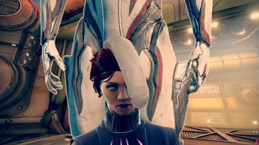 amonsrule big_penis captura excalibur_(warframe) huge_cock operator_(warframe) photoshop red_hair tenno warframe warframetenno