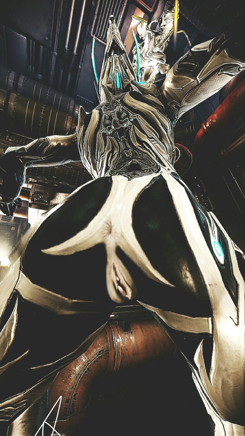 alien alien_girl amonsrule ass captura nyx nyx_(warframe) photoshop pussy tenno warframe warframetenno