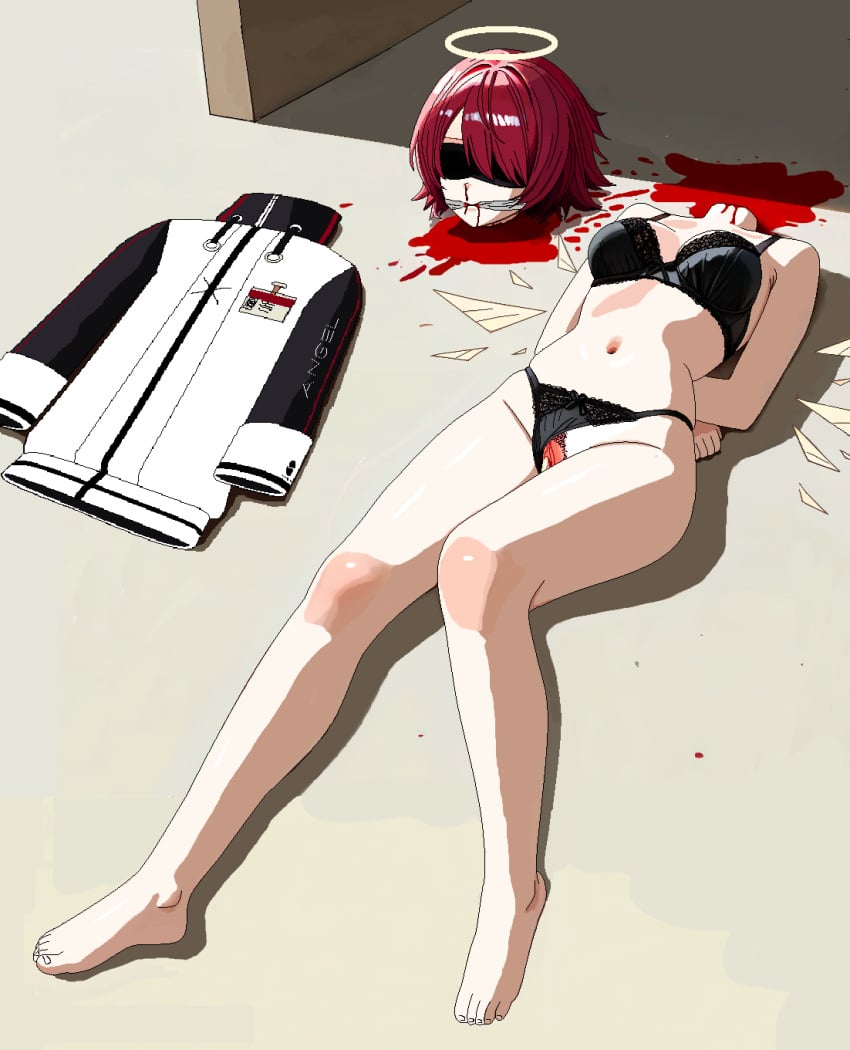 after_rape arknights arms_behind_back artist_upload beheaded beheading black_lingerie blindfolded blood choysakanto cleave_gag cum dead death decapitated decapitated_head decapitation defeat defeated dripping_cum dripping_pussy dripping_semen extreme_content exusiai_(arknights) female female_death gag gagged gagged_female gore guro halo headless hypergryph labia lace-trimmed_bra lace-trimmed_panties lace_trim ms_paint murdered nosebleed panty_aside post_rape pubic_hair pussy rape raped red_hair rework self_upload semen severed_head short_hair snuff uniform vagina wtf wtf_is_this
