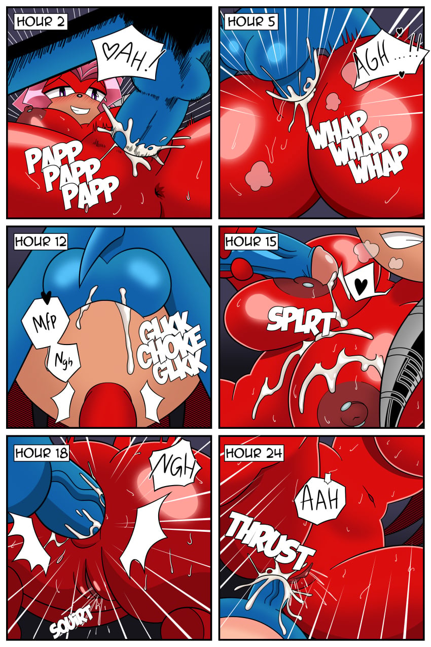 2:3 absurd_res anal anal_penetration anthro anus archie_comics balls barbell_piercing big_balls big_breasts big_penis blush bodily_fluids breasts comic cum cum_in_ass cum_in_mouth cum_in_vagina cum_inside cum_on_breasts cybernetics cyborg deep_throat duo echidna ejaculation eulipotyphlan european_hedgehog fellatio female genital_fluids genitals hedgehog hi_res huge_breasts lien-da looking_pleasured machine male male/female mammal moan mobian_monster monotreme narrowed_eyes neck_bulge nipple_piercing nipples oral oral_penetration penetration penile penis piercing sega sex smile sonic_the_hedgehog sonic_the_hedgehog_(archie) sonic_the_hedgehog_(comics) sonic_the_hedgehog_(series) speech_bubble sweat sweatdrop time_skip vaginal vaginal_fluids vaginal_penetration vaginal_squirting vulva