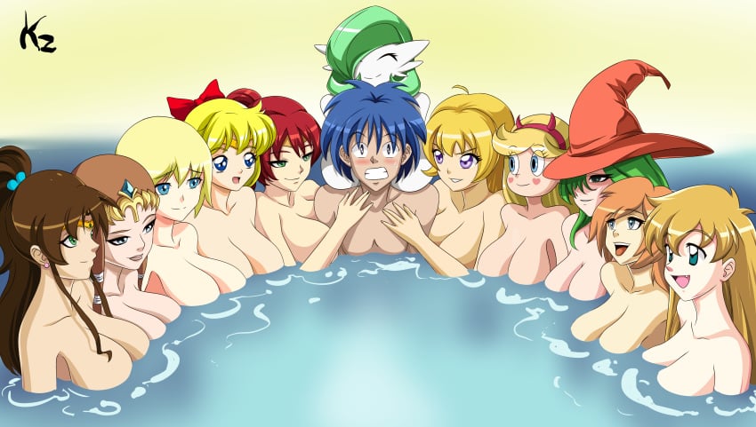 11girls 1boy 6+girls ai_yori_aoshi aoi_sekai_no_chuushin_de bath big_breasts bishoujo_senshi_sailor_moon blonde_hair blue_eyes blue_hair bow breasts brown_hair cleavage crossover disney eastern_and_western_character female gardevoir gear_(aoi_sekai_no_chuushin_de) green_eyes green_hair harem huge_breasts kazbr large_breasts makoto_kino male minako_aino multiple_girls mystical_sand nintendo nude orsola_aquinas pokemon pokemon_(species) princess_elise princess_zelda purple_eyes pyrrha_nikos red_hair rwby sailor_jupiter sailor_venus sonic_(series) sonic_2006 star_butterfly star_vs_the_forces_of_evil straight_hair the_legend_of_zelda tina_foster to_aru_majutsu_no_index twilight_princess water yang_xiao_long yu-gi-oh! zelda_(twilight_princess)