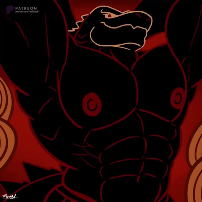 2024 2d_animation abs animated anthro completely_naked completely_naked_male completely_nude completely_nude_male godzilla godzilla_(series) hercules_(1997) lizard looking_at_viewer male male_only manly muscle muscles muscular muscular_anthro muscular_arms muscular_male muscular_thighs naked naked_male nipples nude nude_anthro nude_male obliques pecs presenting presenting_pecs reptile scalie smile smiling smiling_at_viewer solo solo_focus thepluto toho zeus_(disney) zeuszilla