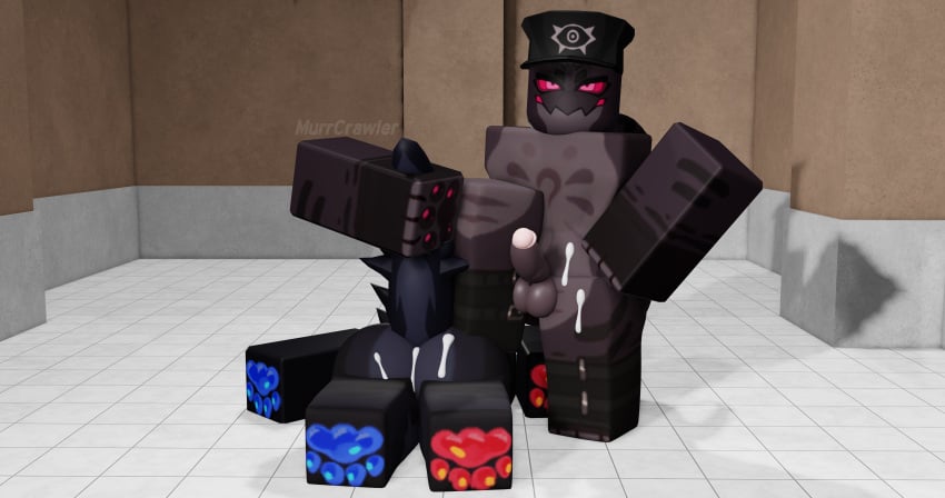 3d bishop_(molecular_breakdown) cum cum_in_ass cum_in_pussy erection holding_tail laying_on_ground leaking_cum molecular_breakdown murrcrawler roblox roblox_game robloxian self_upload tagme text twink watermark xerox_(the_mbd_project)