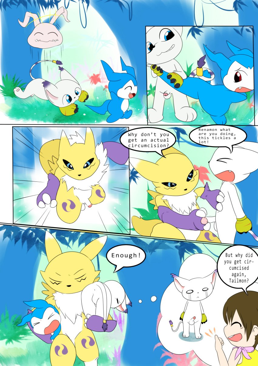 baby baby_digimon chibimon circumcised circumcision cut demiveemon digimon digimon_(species) digimon_adventure female foreskin gatomon hikari_yagami koromon male renamon tailmon tamers