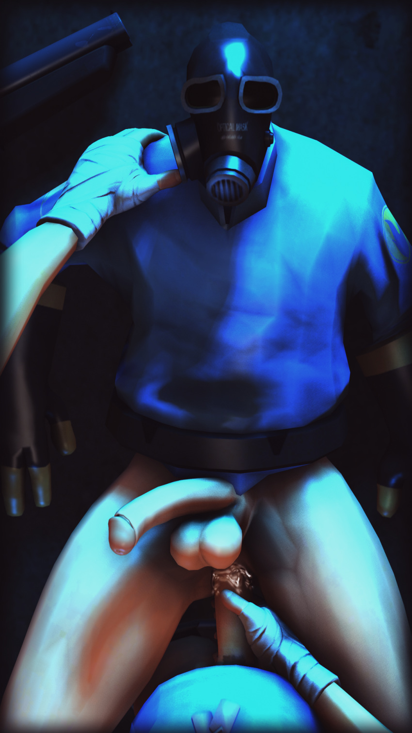 3d anal anal_sex balls bluemonday64 cum_in_ass erection foreskin gas_mask gay human penis pov pyro pyro_(team_fortress_2) scout sex team_fortress_2 uncut yaoi