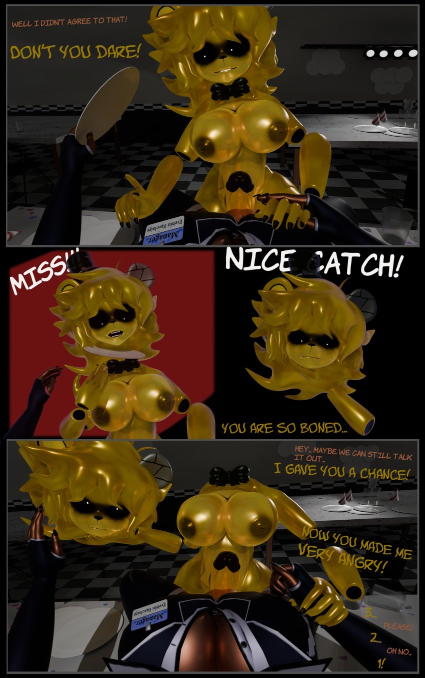 3d anthro big_ass big_breasts breasts cally3d cryptiacurves diamontdraw fazclaire&#039;s_nightclub five_nights_at_freddy&#039;s fnaf fnia freddy_(fnaf) fredina&#039;s_nightclub fredina_(cally3d) frenni_fazclaire furry futa_on_female futanari glowing_eyes golden_freddy_(fnaf) golden_fredina_(cally3d) intersex thick_thighs type_0