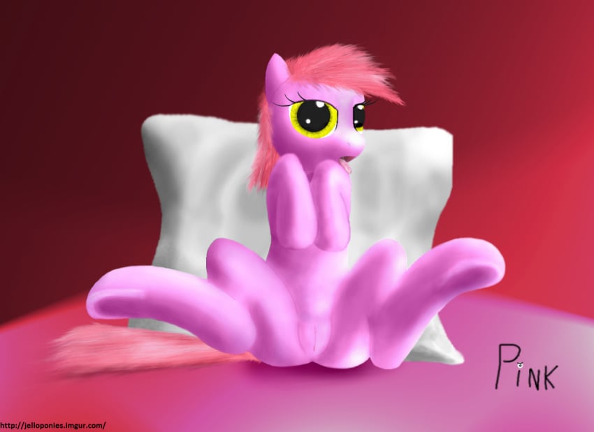 equine female hooves jelloponies mammal my_little_pony open_mouth pussy solo spreading tongue