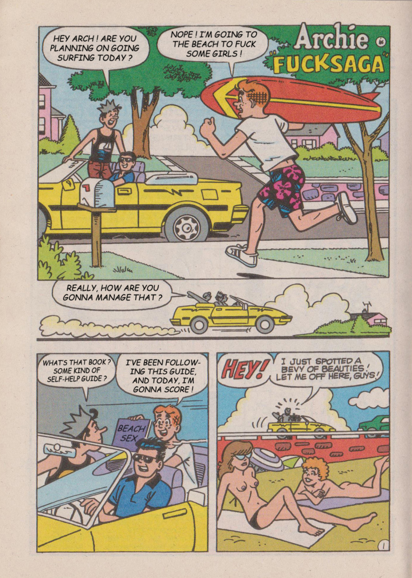 archie_andrews archie_comics comic jughead_jones nude_female reggie_mantle tagme topless_female