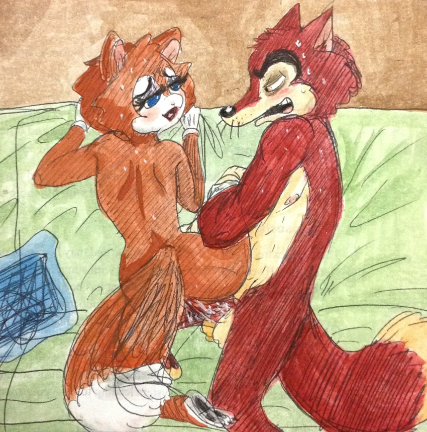 anthro disney furry furry_only honest_john j._worthington_foulfellow oc penis pinocchio puku83 roxanne roxanne_(puku83) sex tagme